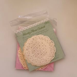 Set de Papel Decorativo "Morning Flower Contract" | Doilies de Encaje Redondos
