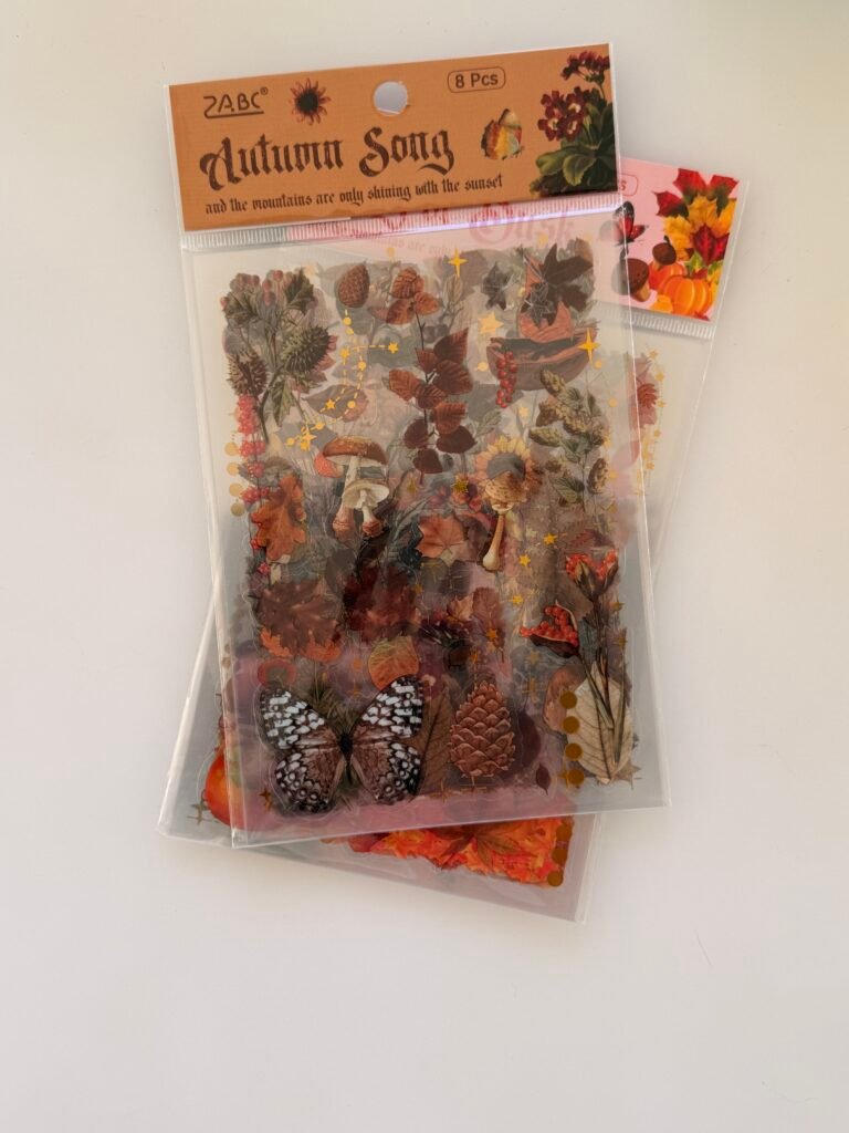 Set de stickers "Naturaleza de colores" | Brown