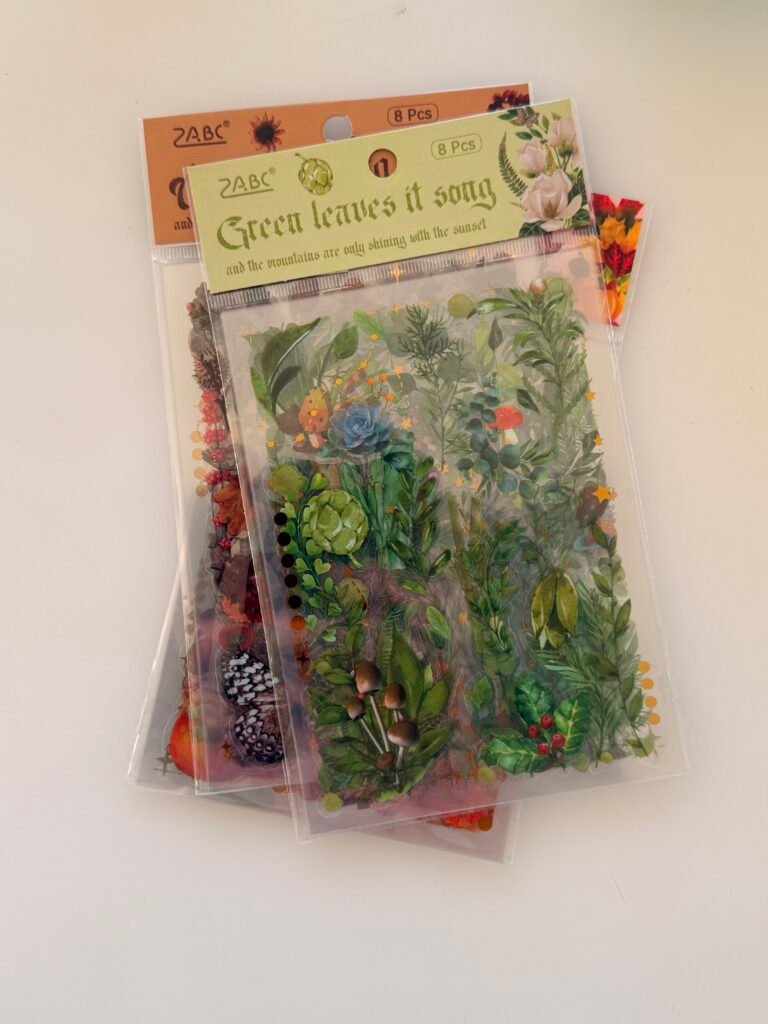 Set de stickers "Naturaleza de colores" | Green