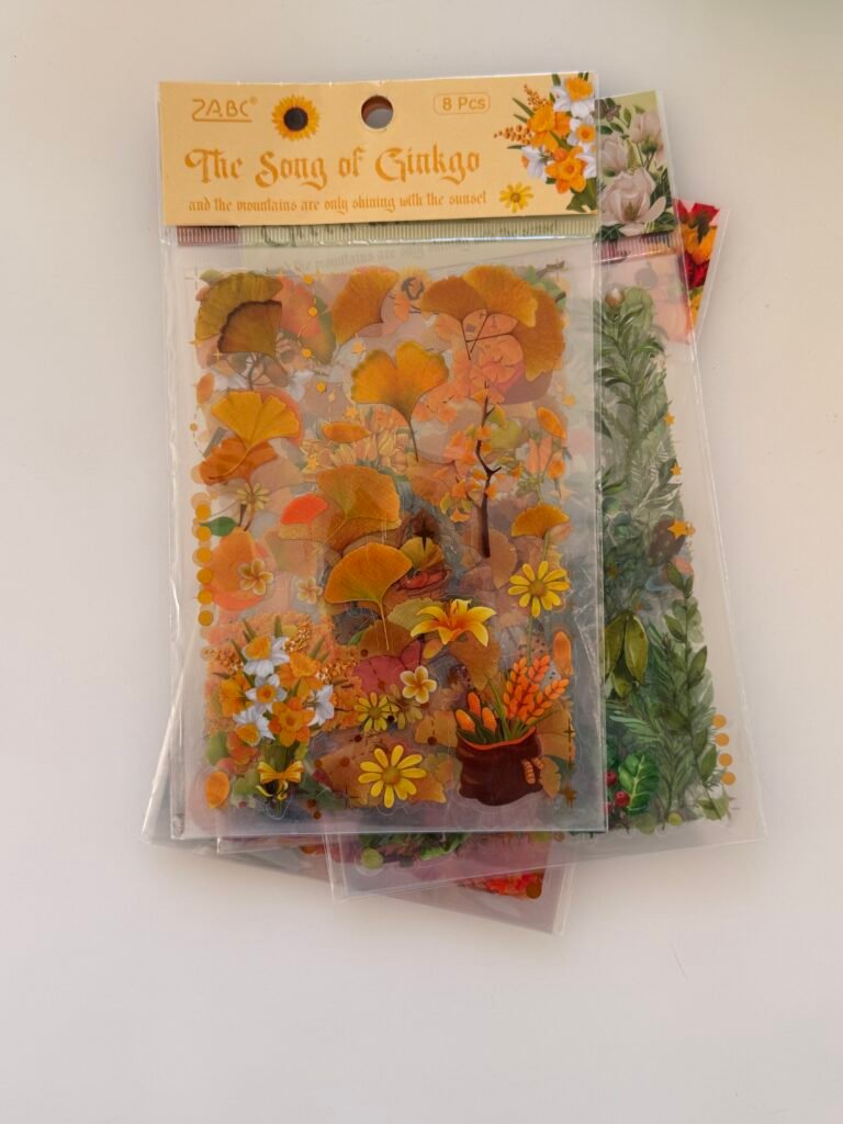Set de stickers "Naturaleza de colores" | Mustard