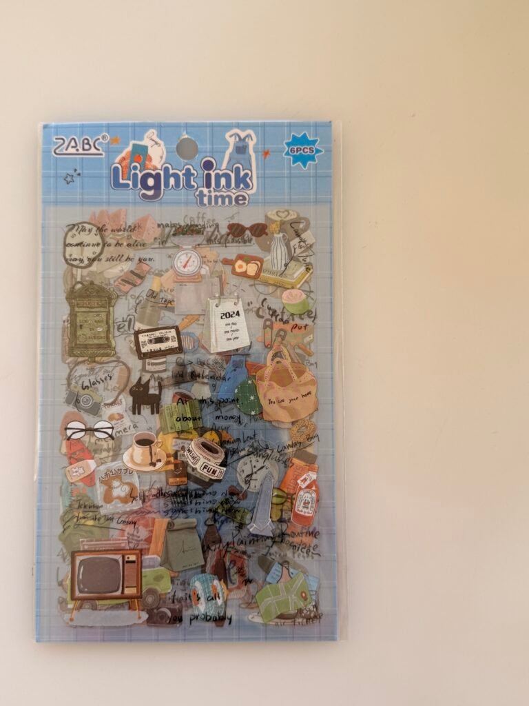 Set de Stickers "Light Ink Time" | Nostalgia y Tinta Ligera