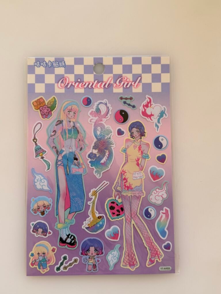 Set de Stickers "Oriental Girl" | Estética Asiática y Moderna