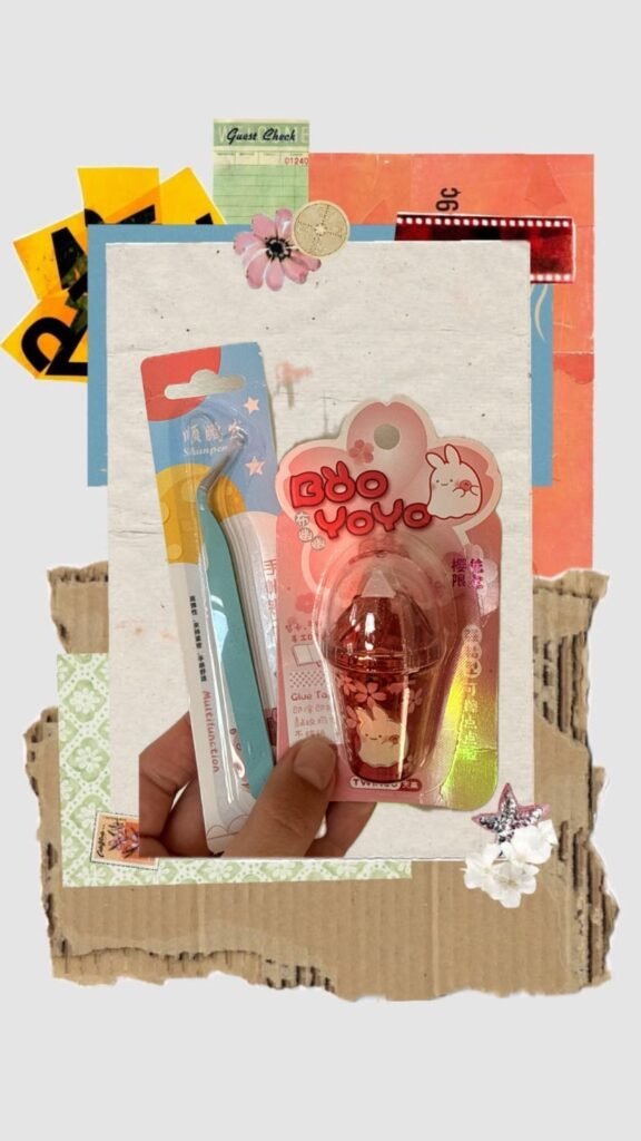 Pack Journal: pinza + pegamento